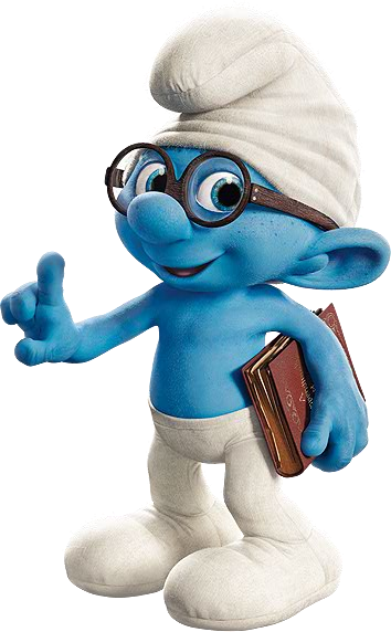 Brainy Smurfmovie - Imagenes Del Pitufo Tontin (354x572), Png Download