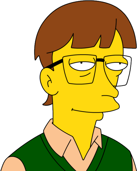Bill Gates - Bill Simpson The Simpsons (600x600), Png Download