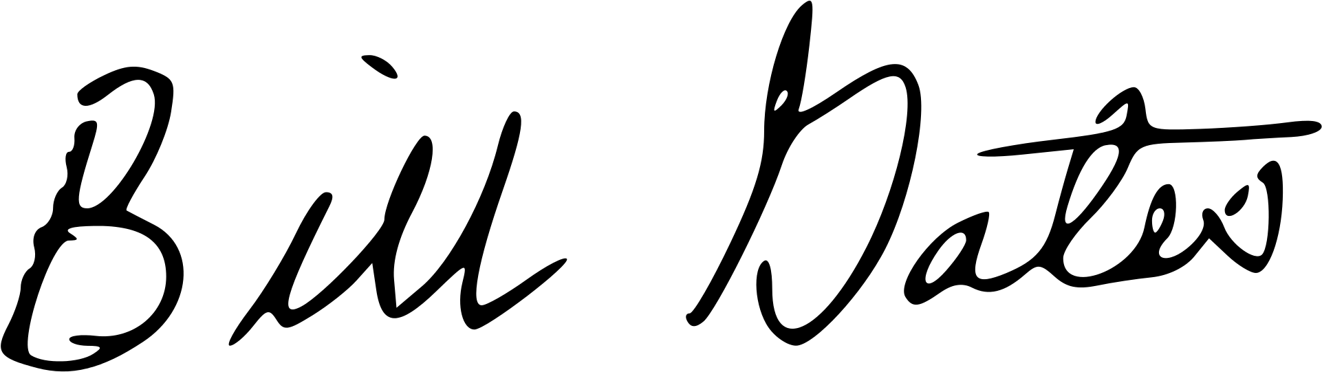 Open - Bill Gates Signature (2000x600), Png Download