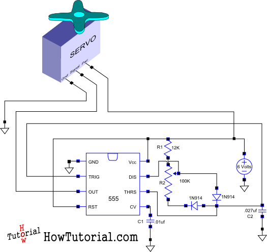 Picture Transparent Collection Of Free Circuit Download - Servo Driver Schematic (525x496), Png Download