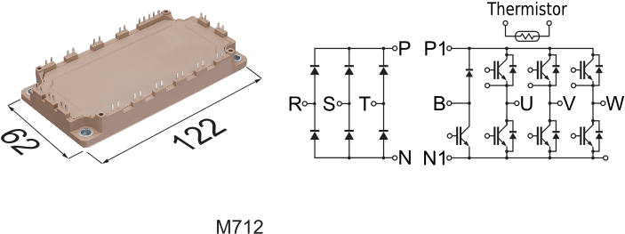 This Ic Contains Gate Driving And Protection Circuits, - Diagram (733x400), Png Download