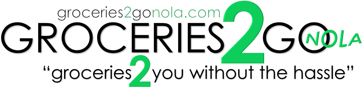 Groceries 2 Go Nola (1489x385), Png Download