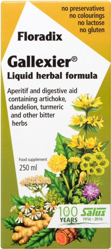 Salus Galaxier Herbal Bitters 250ml (1000x1001), Png Download