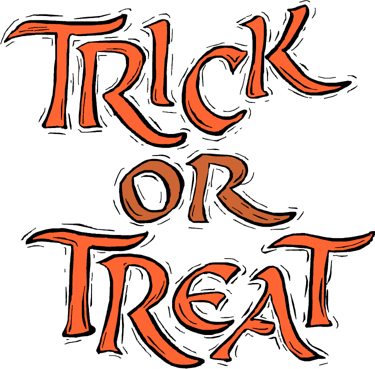Jpg Transparent Bluffton Trick Night Is Thursday Oct - Trick Or Treat Png (750x738), Png Download