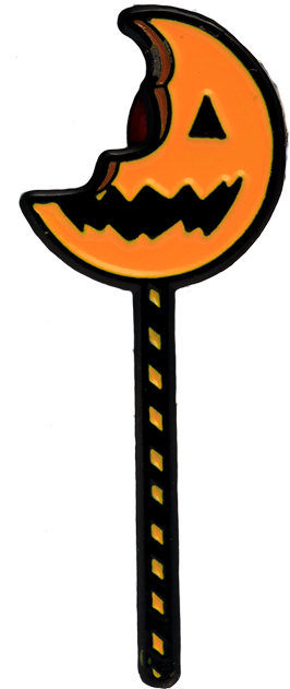 Trick R Treat Enamel Pin (436x639), Png Download