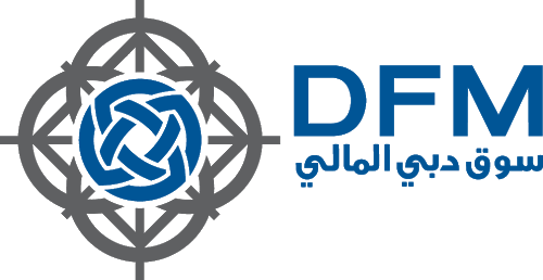 Dubai Financial Market, A Stock Exchange In Dubai, - Dubai Financial Market Logo (500x258), Png Download