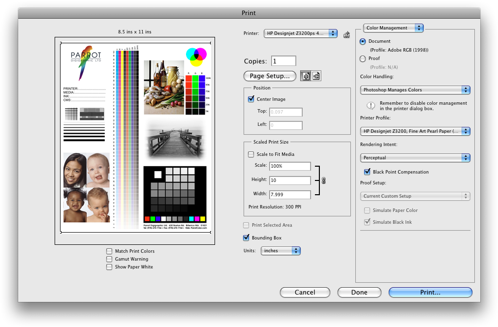 Make - Color Print Test Page Pdf (1019x678), Png Download