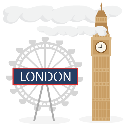 London Set Svg Scrapbook Cut File Cute Clipart Files - London Png Cute (432x432), Png Download