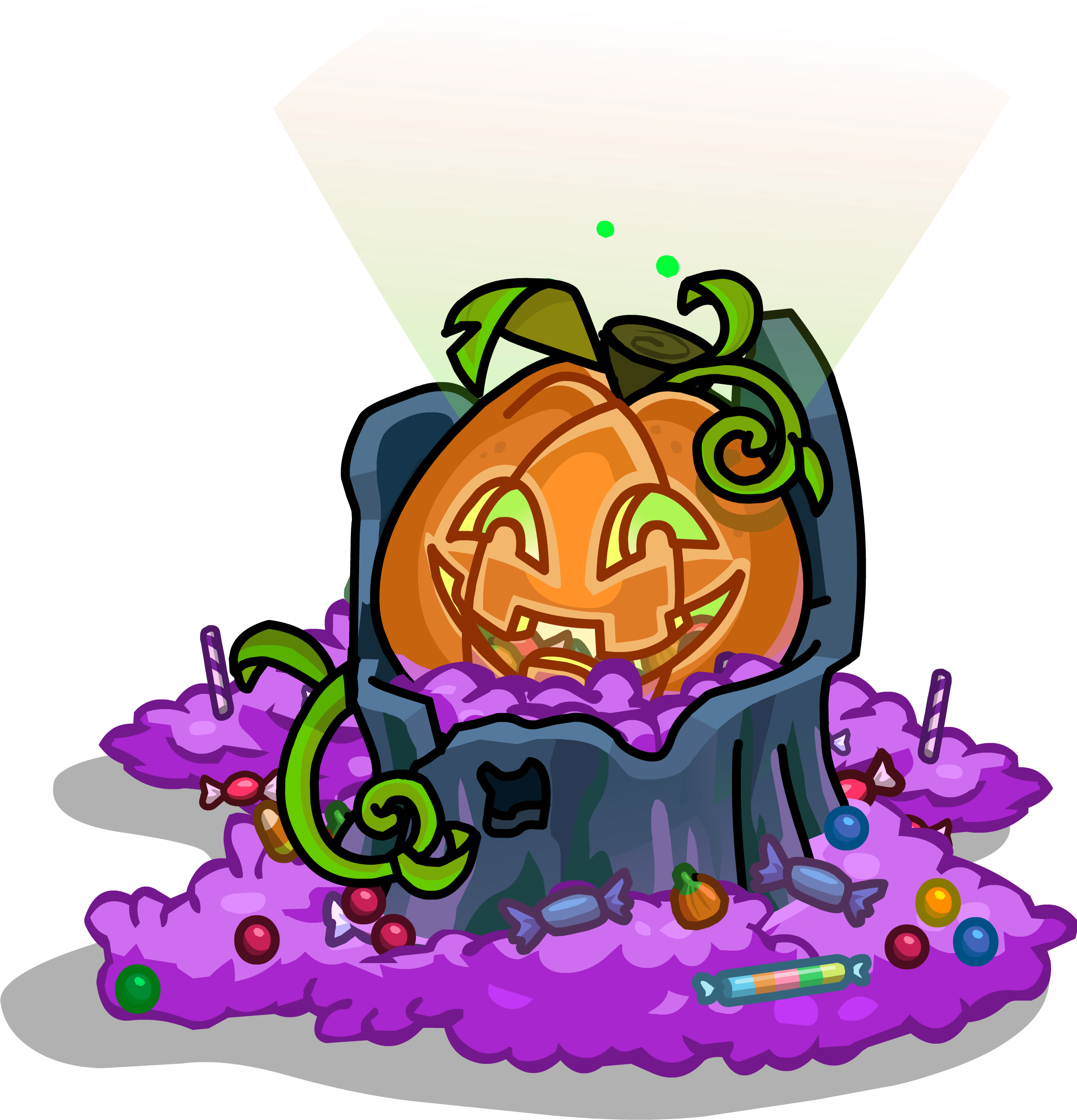 Trick Or Treat Pumpkin Sprite 002 - Pumpkin (2243x2334), Png Download