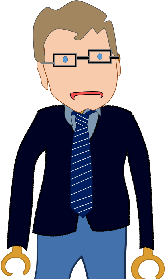 Powerpoint Bill Gates - Cartoon (972x973), Png Download