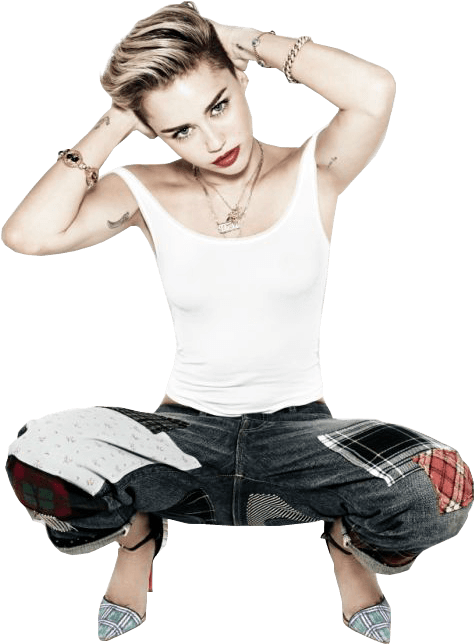 Music Stars - Miley Cyrus Png (634x667), Png Download