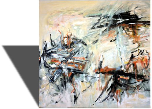 After The Storm - Modern Art (533x376), Png Download