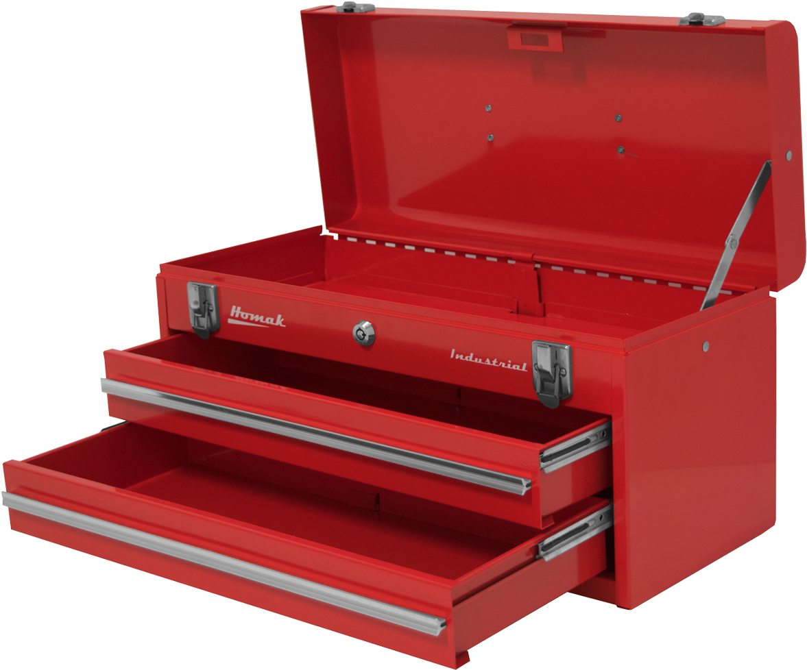 Open Toolbox Png - Homak 2 Drawer Friction Toolbox (1200x1200), Png Download