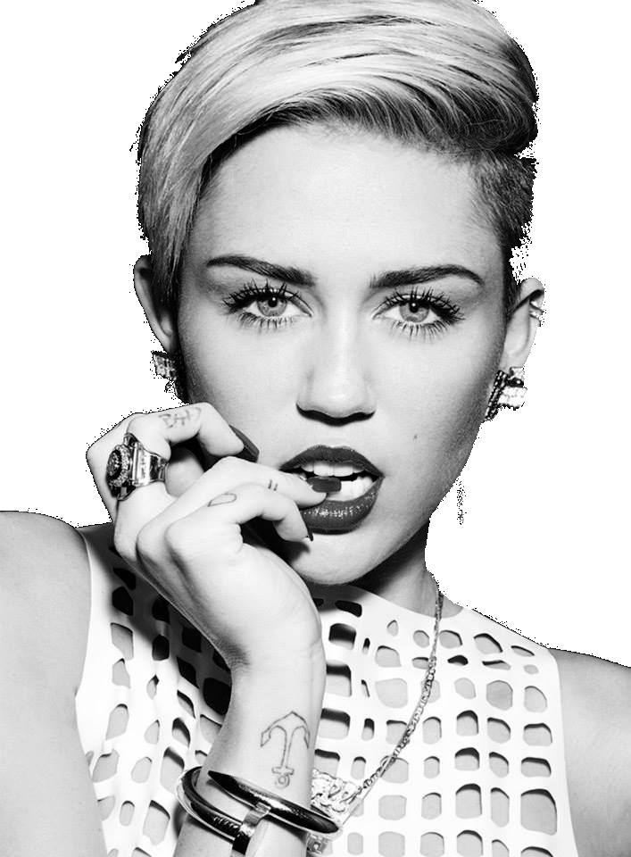 Download The New Miley Miley Cyrus Beautiful Short Hair Png