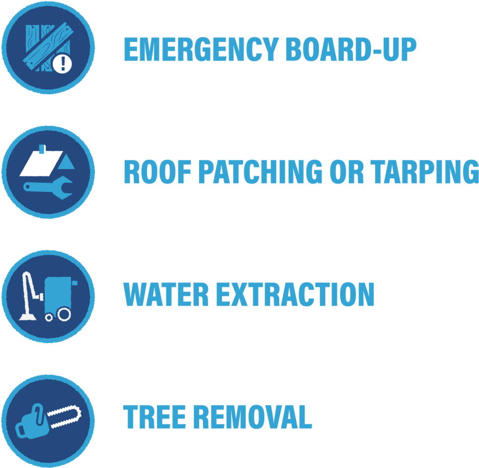 Commercial Storm Damage Dsk Anim Fade Up - Portable Network Graphics (1000x950), Png Download