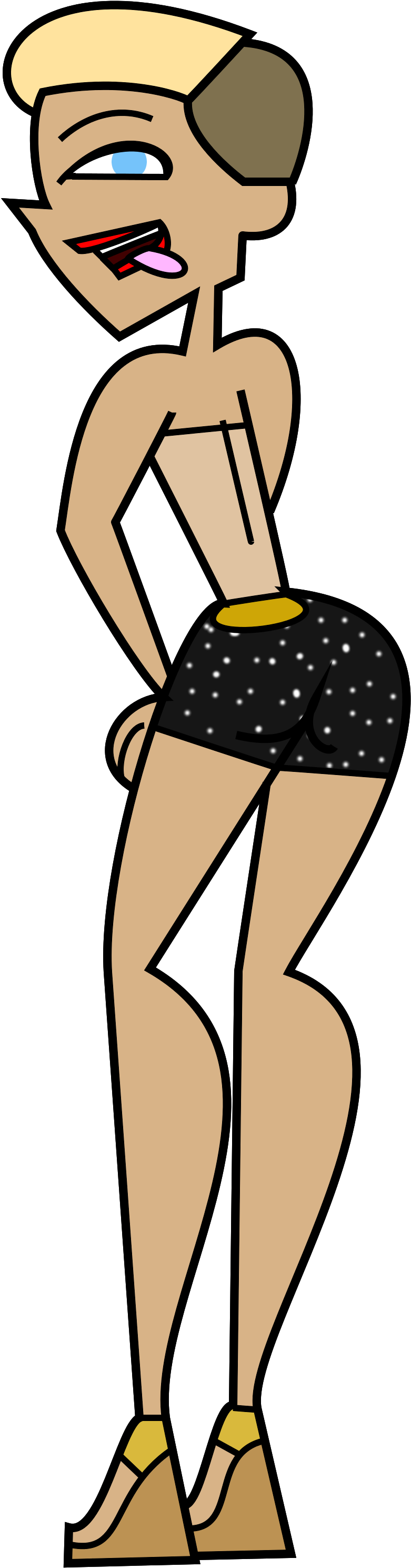 Miley Twerking - Total Drama Miley Cyrus (810x3000), Png Download