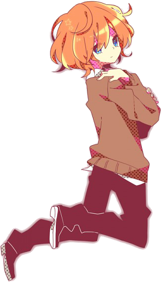 Cute Anime Girl Png - Cute Anime Girls Png (600x600), Png Download