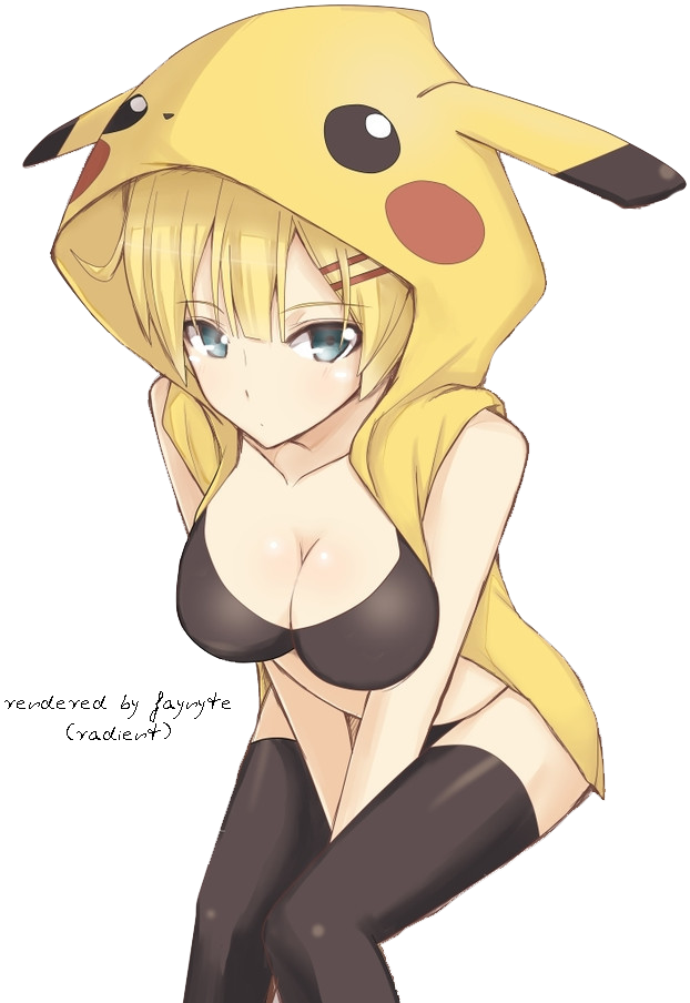 350kib, 640x905, Pika Girl - Pika Girl Render (640x905), Png Download