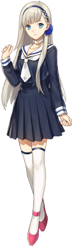 Anime Girl - Anime Girl School Uniform (310x858), Png Download