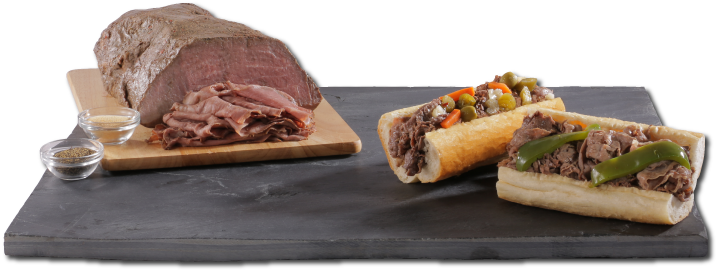 Italian-beef - Italian Beef (720x302), Png Download