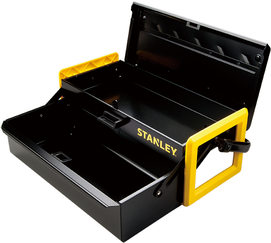 Toolbox Drawing Cantilever - Stanley - 16" Metal Toolbox, Cantilever - Stst1-75507 (800x532), Png Download