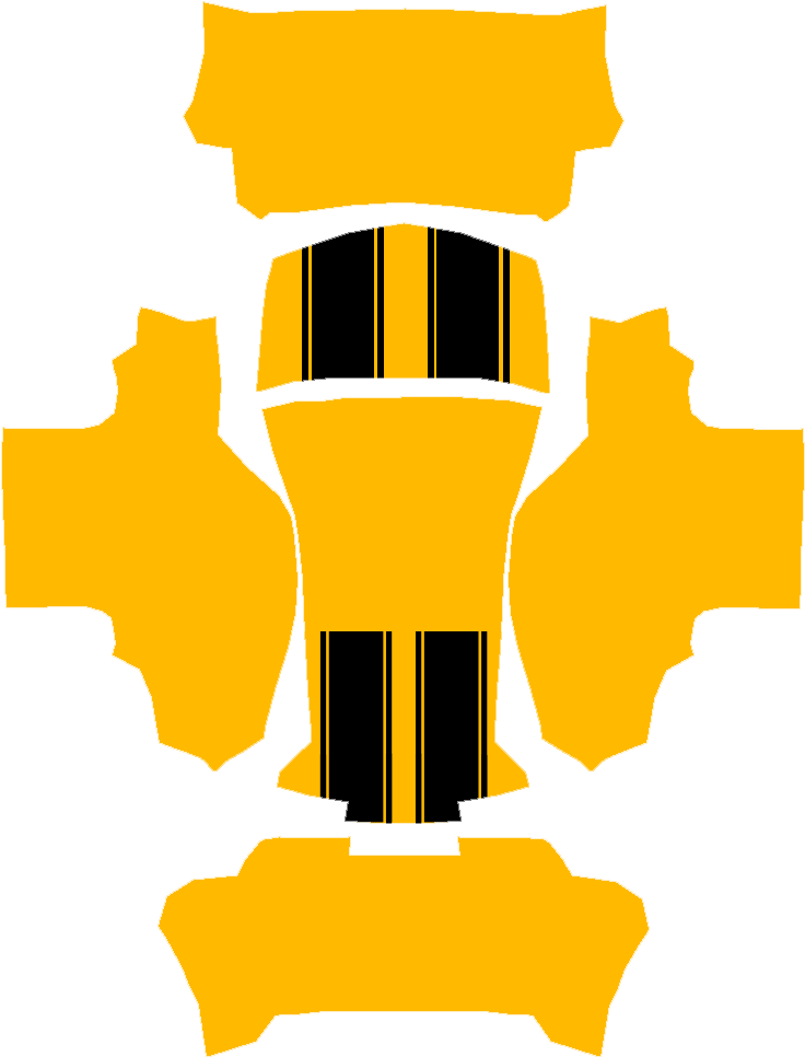 Thanks For Dropping By I Might Have Considerable Amount - Bumble Bee Chevrolet Camaro Template (1024x1024), Png Download