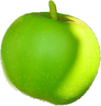 Green Apple 1200*795 Transprent Png Free Download - Drawing (1200x795), Png Download