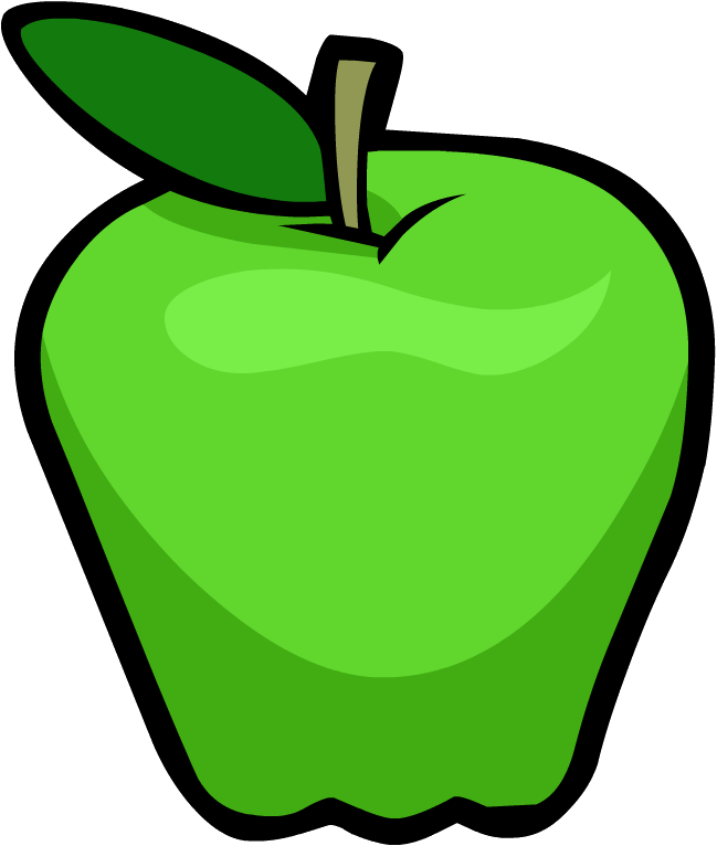 Image Smoothie Smash Green Apple Png Club Penguin Wiki - Clip Art (649x766), Png Download
