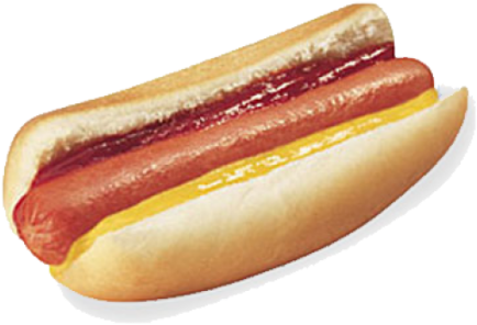 Visual-bell - Hot Dog Transparent Background (460x460), Png Download
