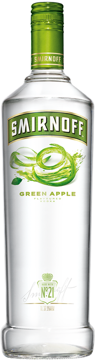 Smirnoff Apple Vodka Asda (194x750), Png Download