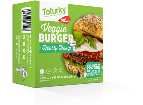1 - - Tofurky Hemp Burger (633x406), Png Download