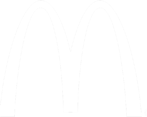 Mcdonalds Logo - Mcdonalds Logo Png White (470x470), Png Download