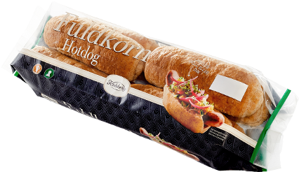 Wholemeal Hot Dog Buns, 8 Stk - Food (500x571), Png Download