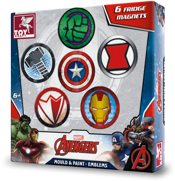 Marvel Avengers Glitter Pen And Pencil Set (638x658), Png Download