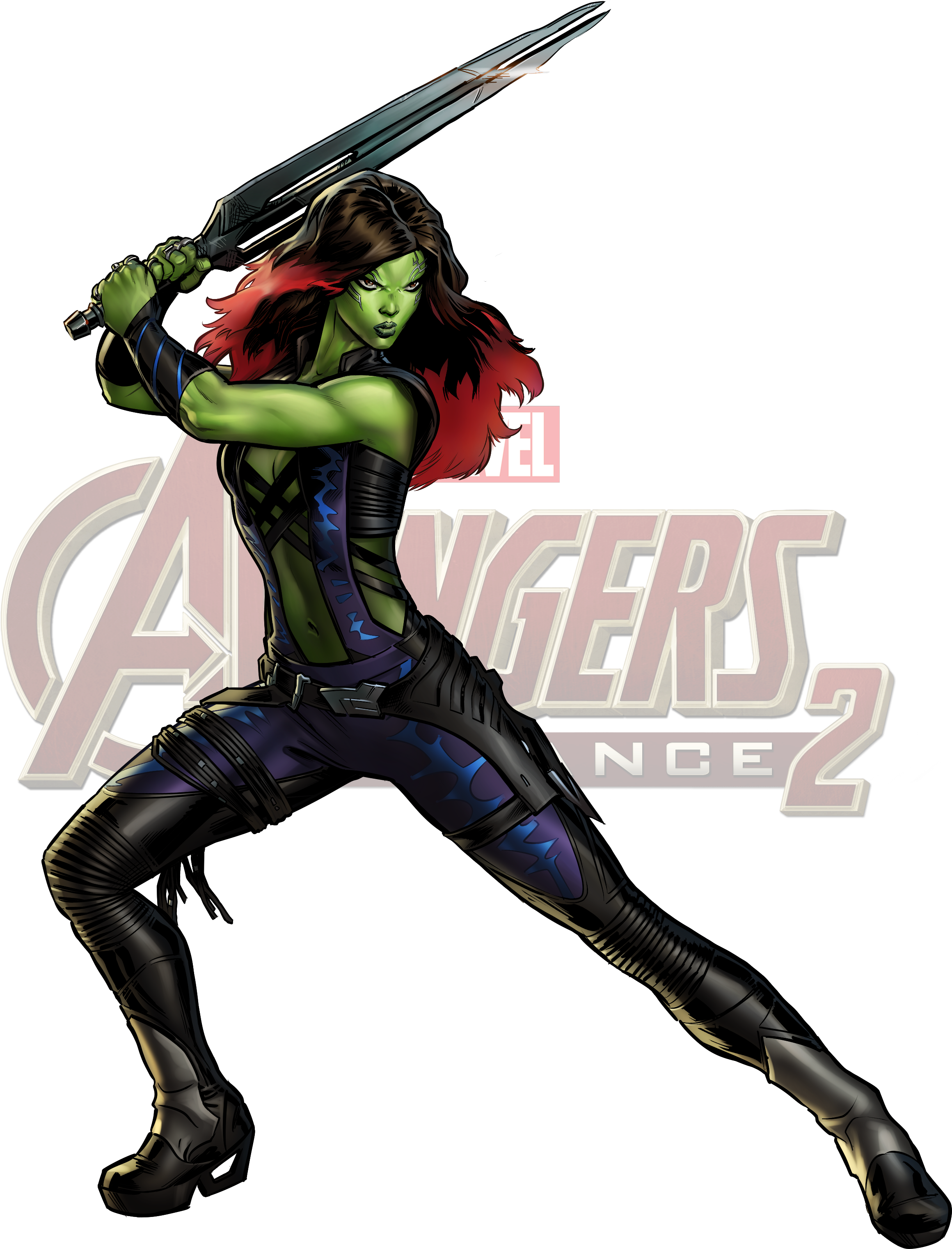 Icon Gamora - Gamora Shoes (2550x3300), Png Download