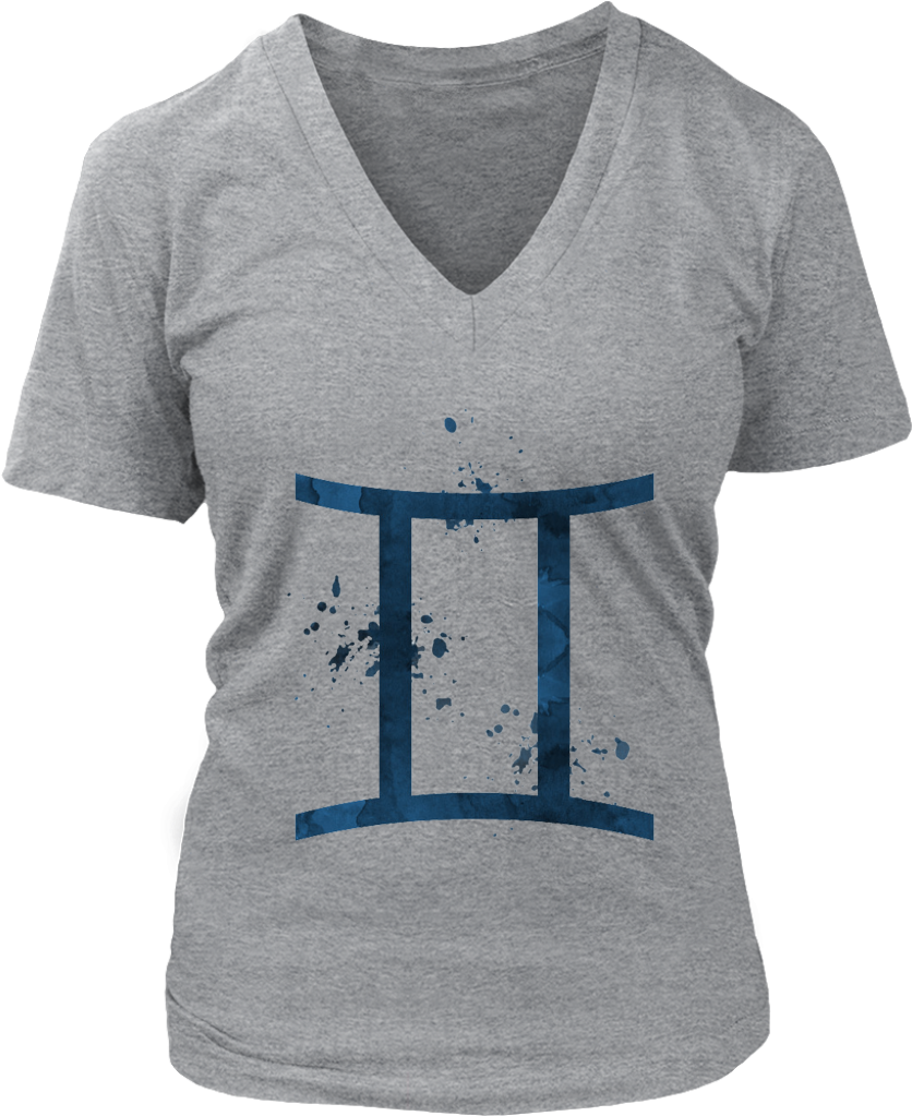 Gemini Astrology T-shirt - August Girl T Shirt (1024x1024), Png Download