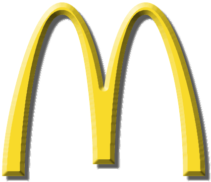 Original Mcdonalds Logo Mcdonalds Logo Png - Mcdonalds (426x368), Png Download