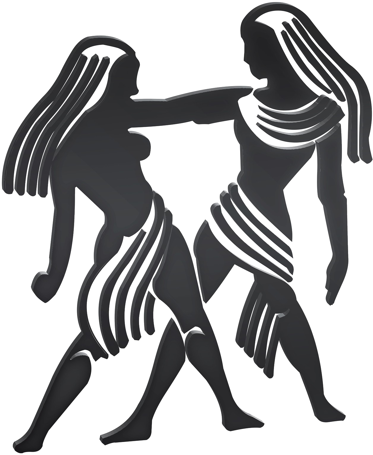 Gemini Png Image - Twins Horoscope (1325x1600), Png Download
