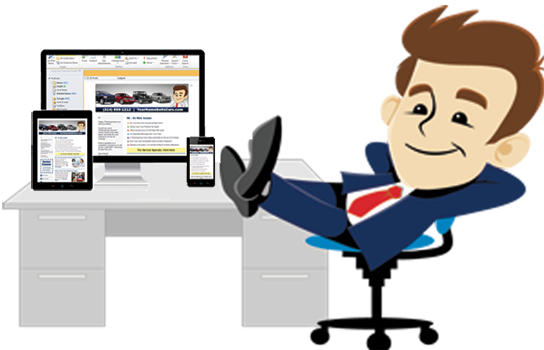 Svg Transparent Automotive Newsletter Features Well - Relax At Work Cartoon (544x350), Png Download