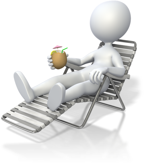 Mlm Prelaunch Relax And Enjoy - Stick Figure Relaxing (350x400), Png Download