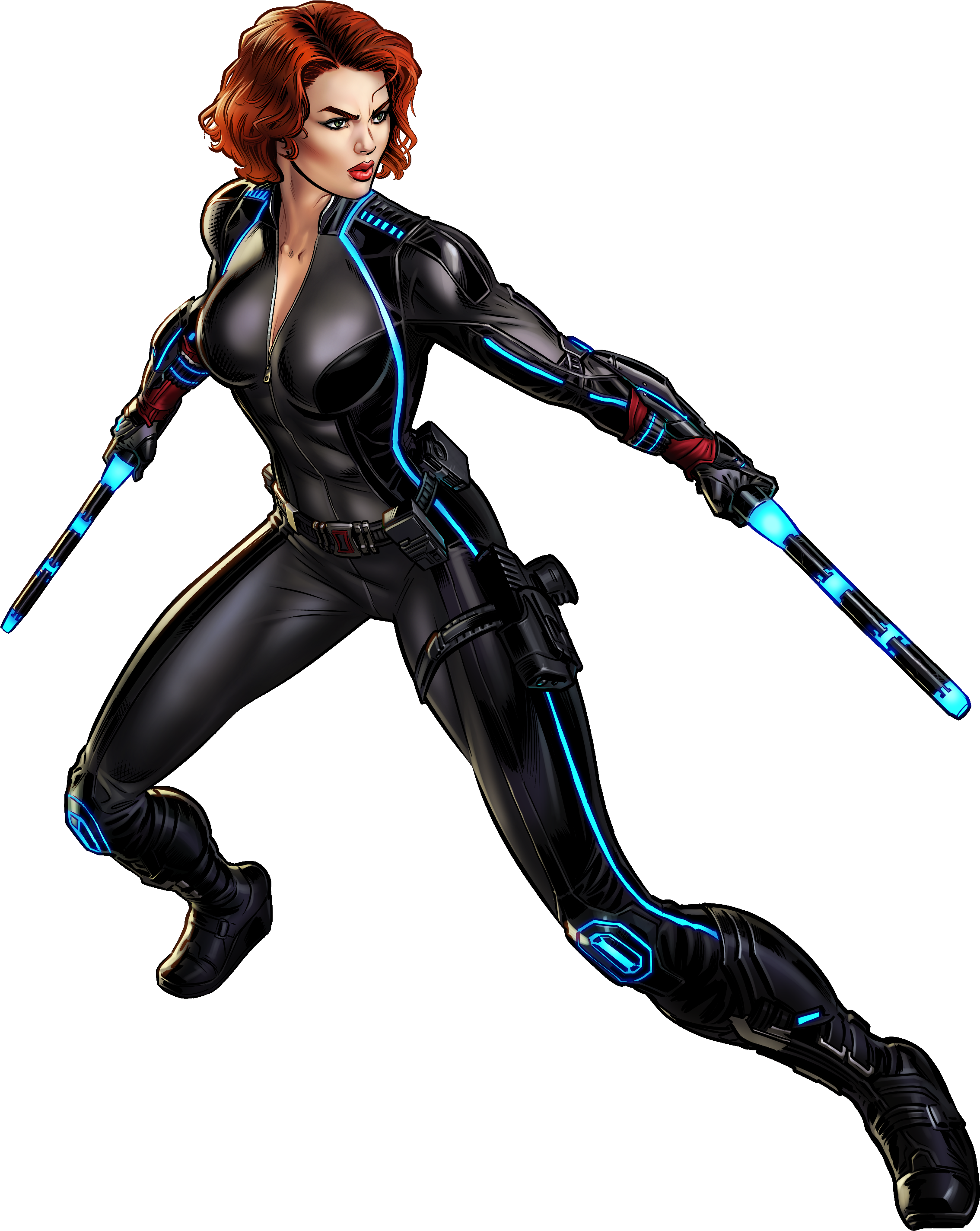 High Resolution Iron Man Png Clipart - Marvel Alliance Black Widow (2726x3300), Png Download