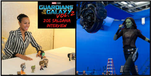 Zoe Saldana Guardians Of The Galaxy Vol 2 Interview - Marvel's Guardians Of The Galaxy Vol. 2 Prelude (678x381), Png Download