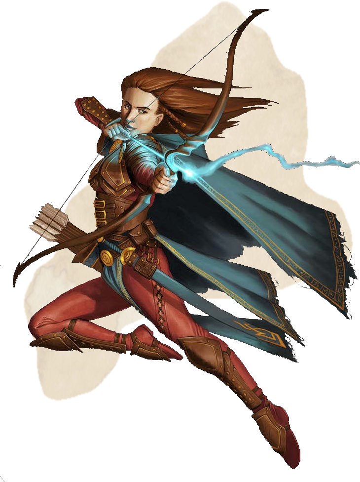 If This Movement Would Put You In A Position In Which - D&d Arcane Archer (752x980), Png Download