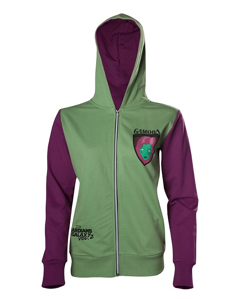 Gamora Guardians Of The Galaxy Hoodie For Adults (1024x1024), Png Download