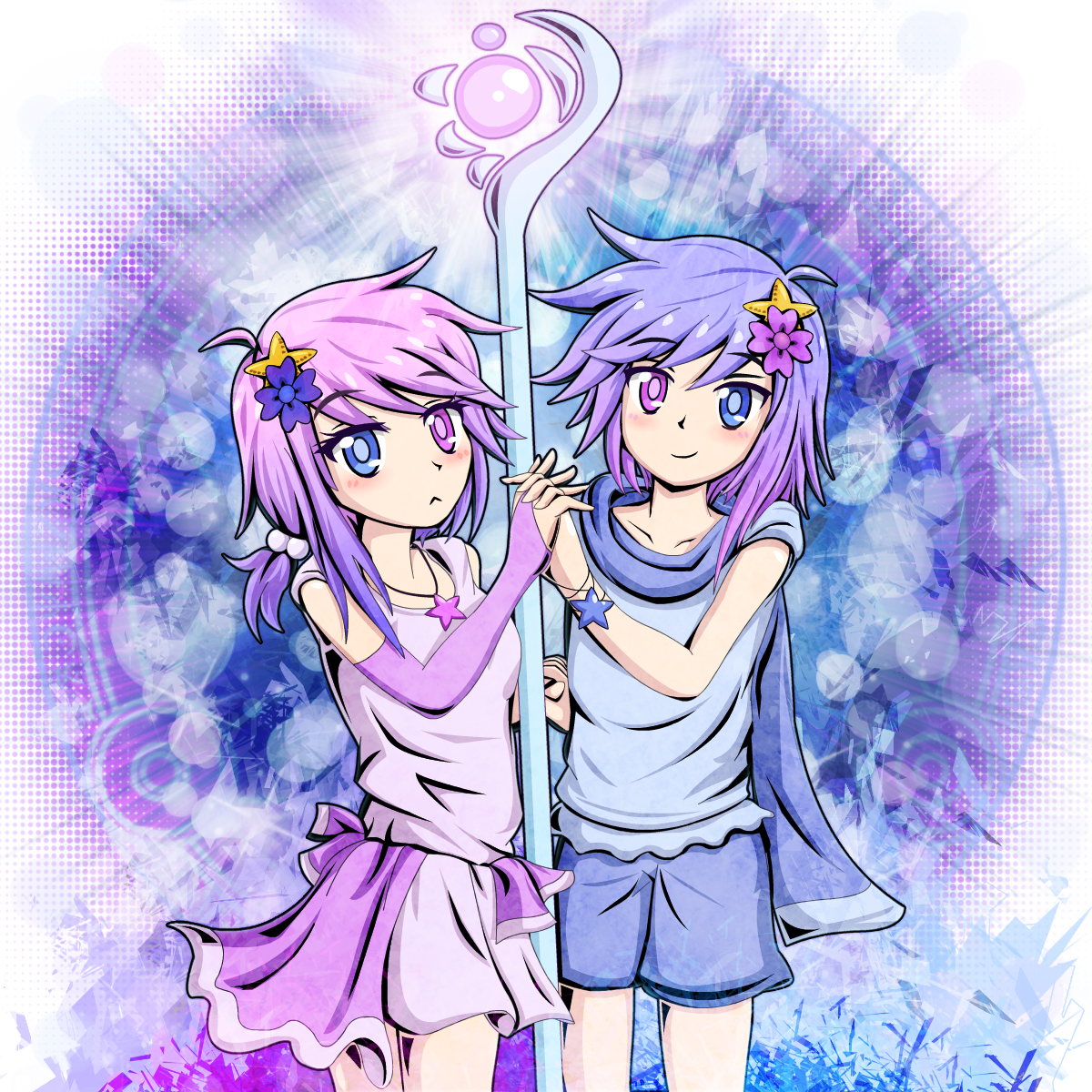 Gemini Yumi & Yuma - Gemini Yumi And Yuma (1200x1200), Png Download