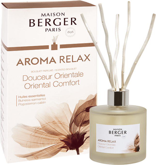 Aroma Relax Oriental Comfort Scented Bouquet - Maison Berger Aroma Relax Fragrance Diffuser 180 Ml (740x740), Png Download