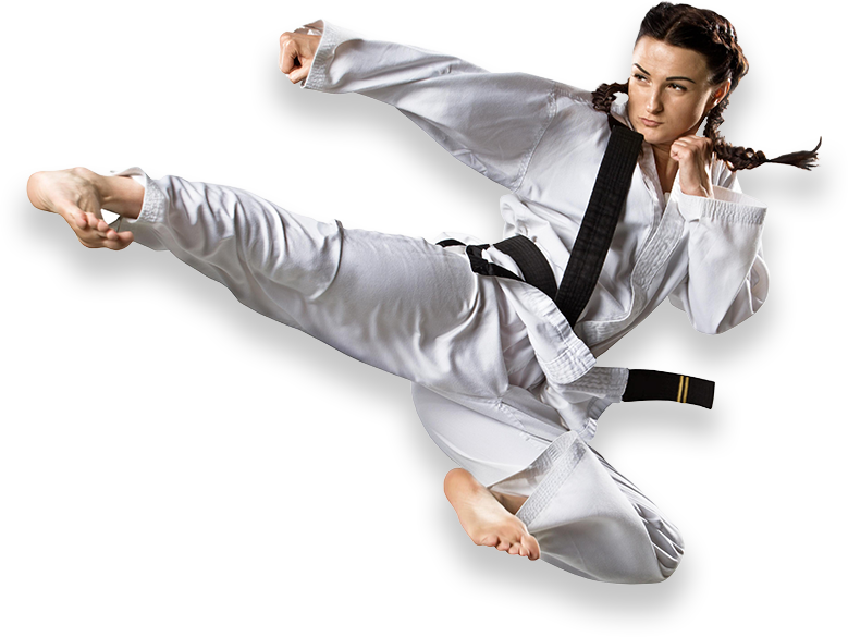 Karate Kick (779x585), Png Download