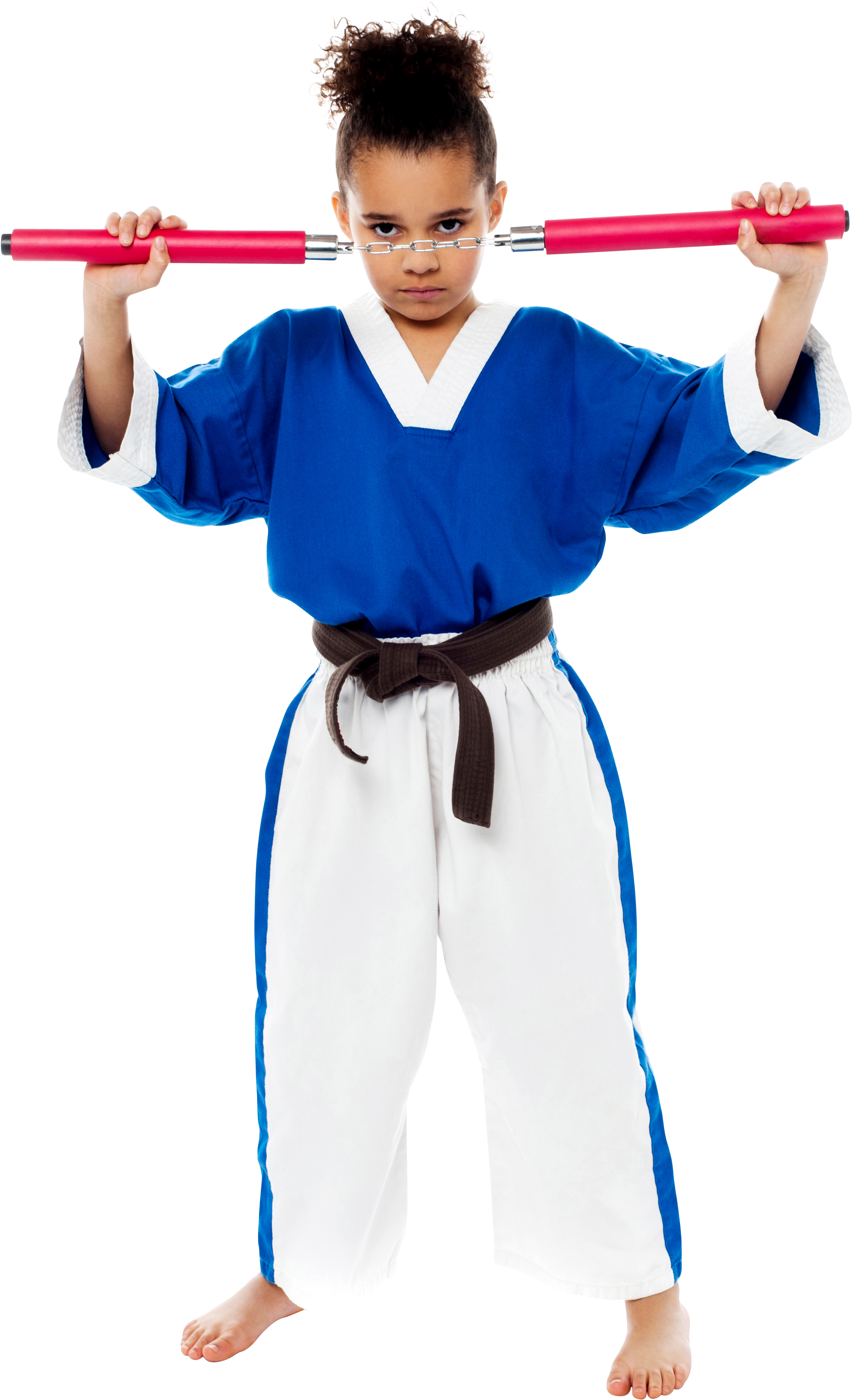 Karate Girl Png - Nunchaku (2832x4256), Png Download
