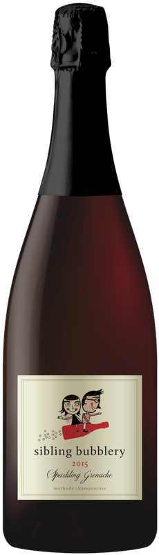 2015 Sibling Bubblery Sparkling Grenache - Wine (240x820), Png Download