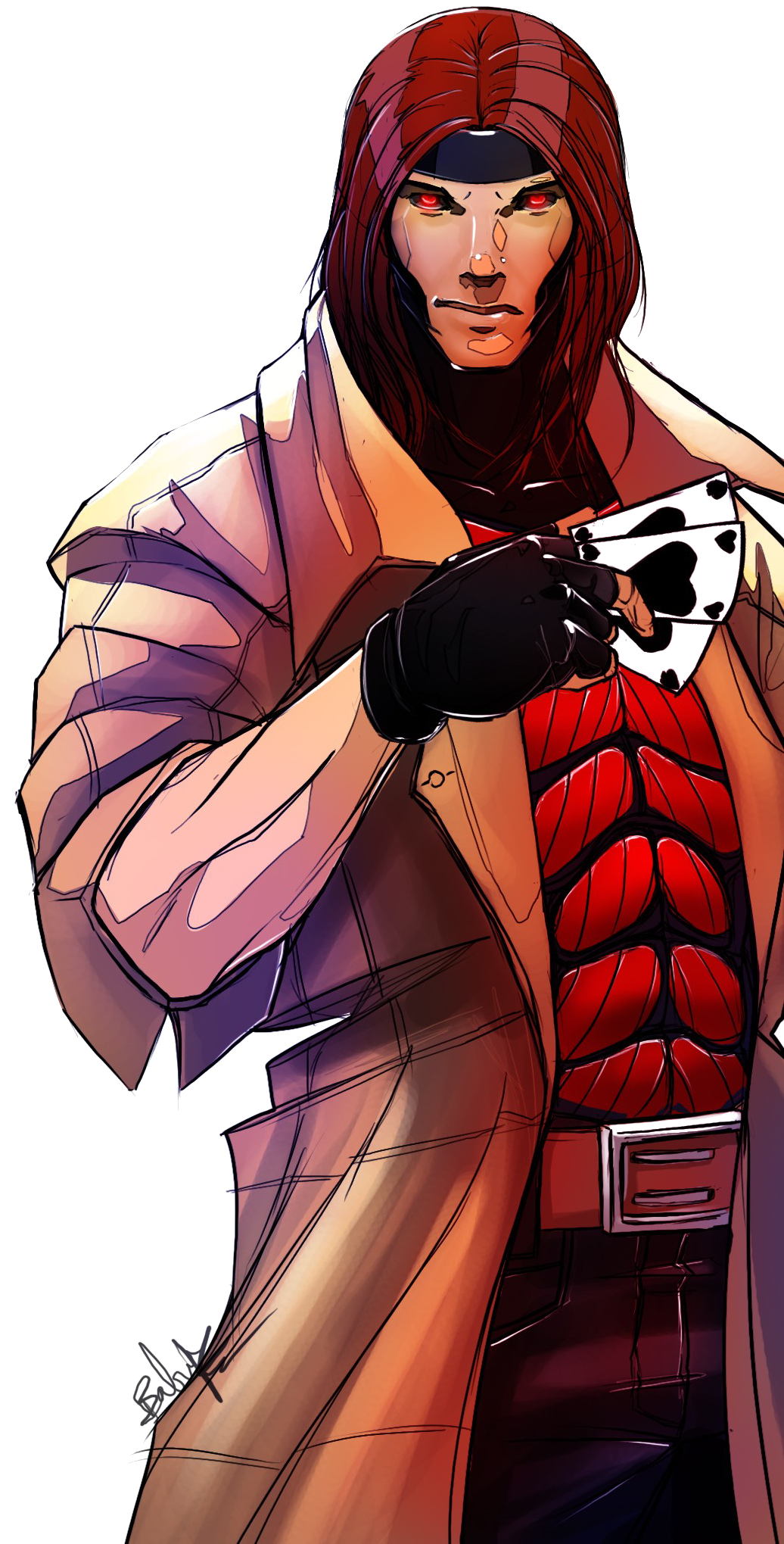 Gambit Png Free Download - Gambit (1251x2086), Png Download